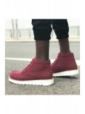 CH047 Süet BT Erkek Bot BORDO