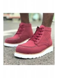 CH047 Süet BT Erkek Bot BORDO