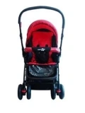 Comfymax Çift Yönlü Bebek Arabası - Kırmızı