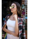 Ekose Kaşe Ceket