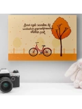 Romantik Tasarımlı Mini Kanvas Tablo - No14