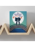 Romantik Tasarımlı Mini Kanvas Tablo - No5