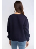 Şardonlu Sweatshirt-LACİVERT