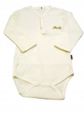 Sema Baby Uzun Kol Kaşkorse Badi (Body) - Ekru 0-6 Ay