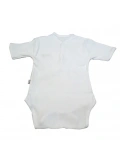 Sema Baby Yarım Kol Kaşkorse Badi (Body) - Beyaz 0-6 Ay