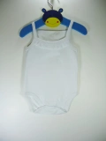 Sema Bebe Penye ip Askılı Badi (Body) - Beyaz 3-6 Ay