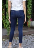Yüksek Bel Skinny Jean Pantolon  - LACİVERT