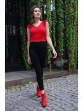 Yüksek Bel Yüksek Bel Skinny Jean Pantolon  Jean Pantolon - SİYAH
