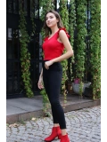 Yüksek Bel Yüksek Bel Skinny Jean Pantolon  Jean Pantolon - SİYAH