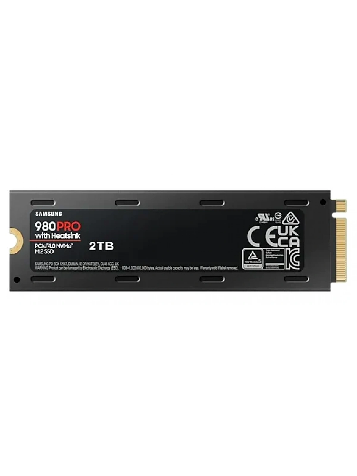 2TB SAMSUNG 980 PRO Heatsink M.2 NVMe MZ-V8P2T0CW