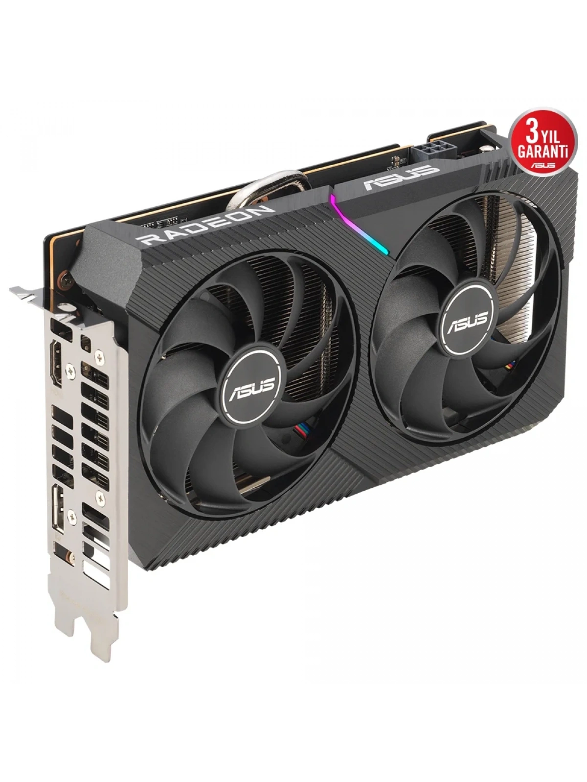 ASUS DUAL-RX6500XT-O4G 4GB GDDR6 HDMI DP 64BİT