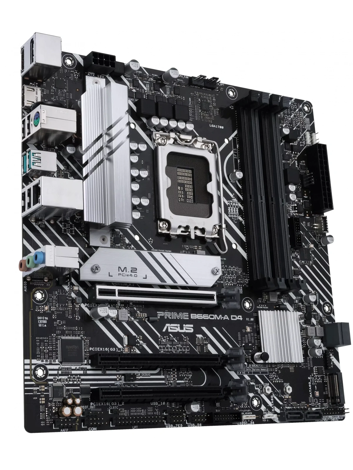 ASUS PRIME B660M-A D4 DDR4 5333(OC) HDMI DP M.2 mATX 1700P