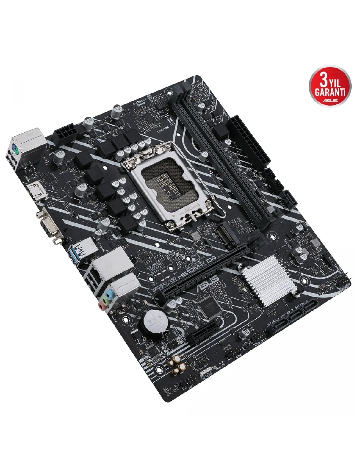 ASUS PRIME H610M-K D4 DDR4 3200(OC) HDMI DP M.2 mATX 1700p
