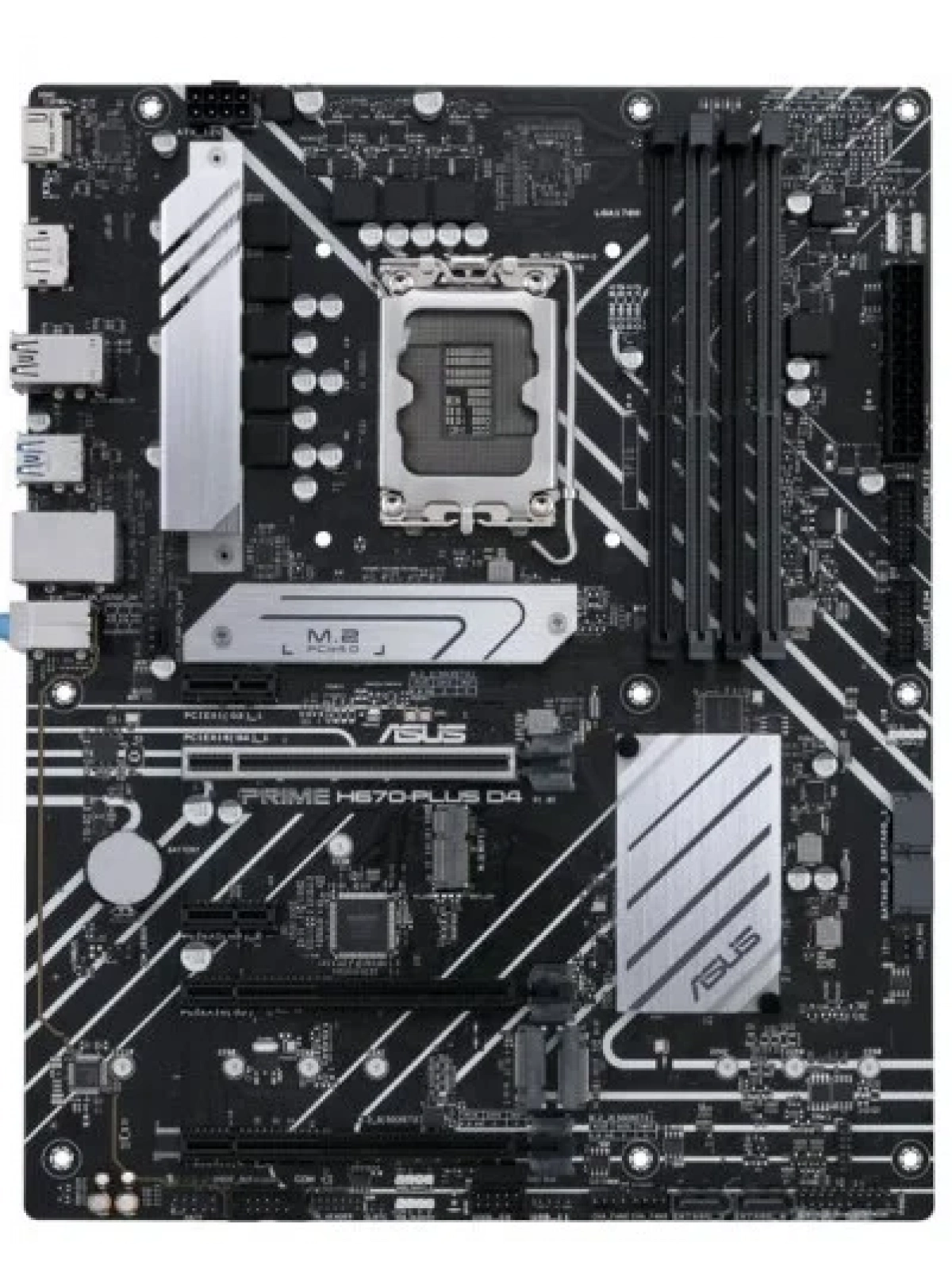 ASUS PRIME H670-PLUS D4 DDR4 5000(OC) HDMI DP M.2 ATX 1700p