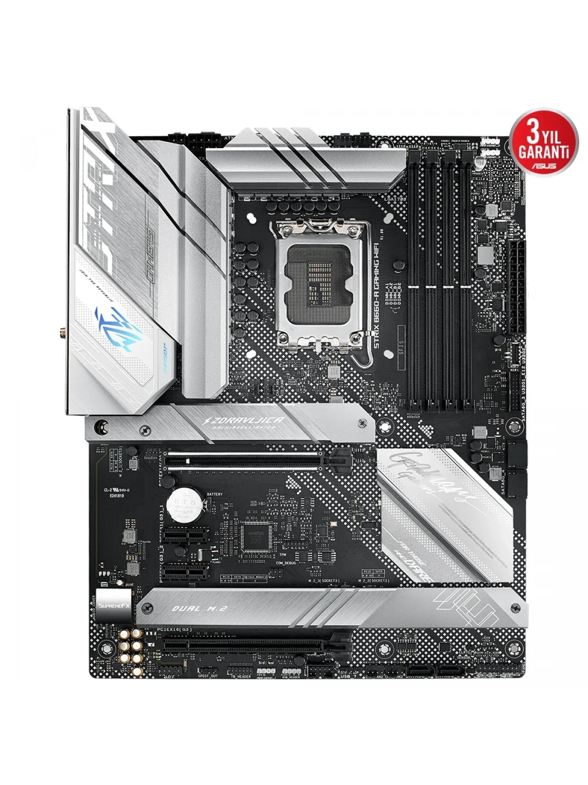 ASUS ROG STRIX B660-A GAMING WIFI 6000Mhz(O.C) DDR5 HDMI DP M.2 1700p