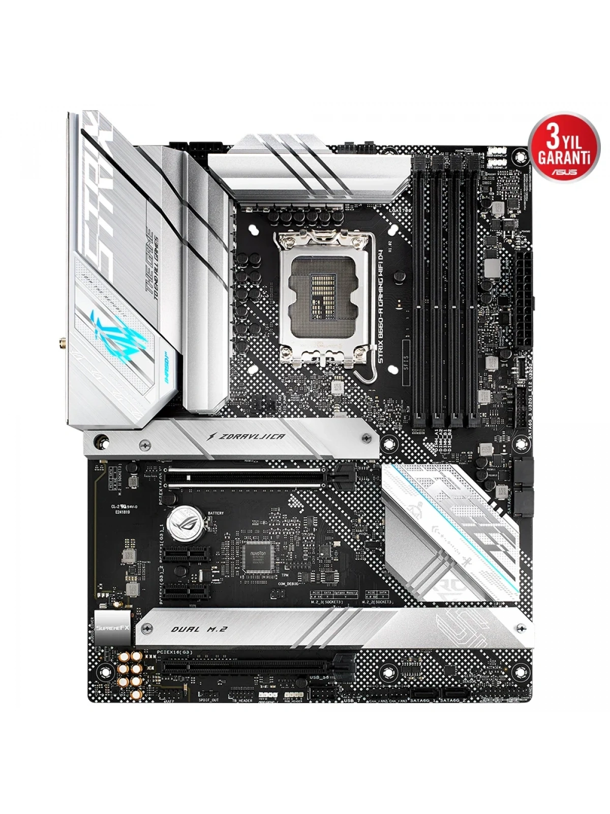 ASUS ROG STRIX B660-A GAMING WIFI D4 5333MHz(OC) M.2 HDMI DP ATX 1700p
