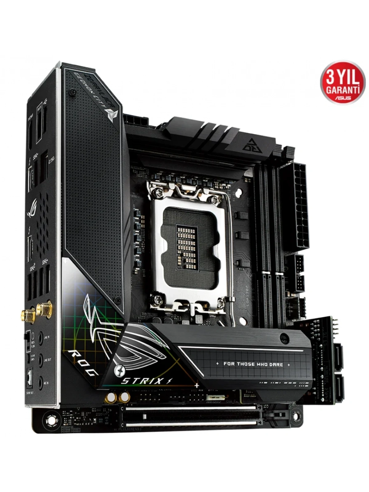 ASUS ROG STRIX Z690-I GAMING WIFI DDR5 6400Mhz(OC) HDMI M.2 Mini ITX 1700p