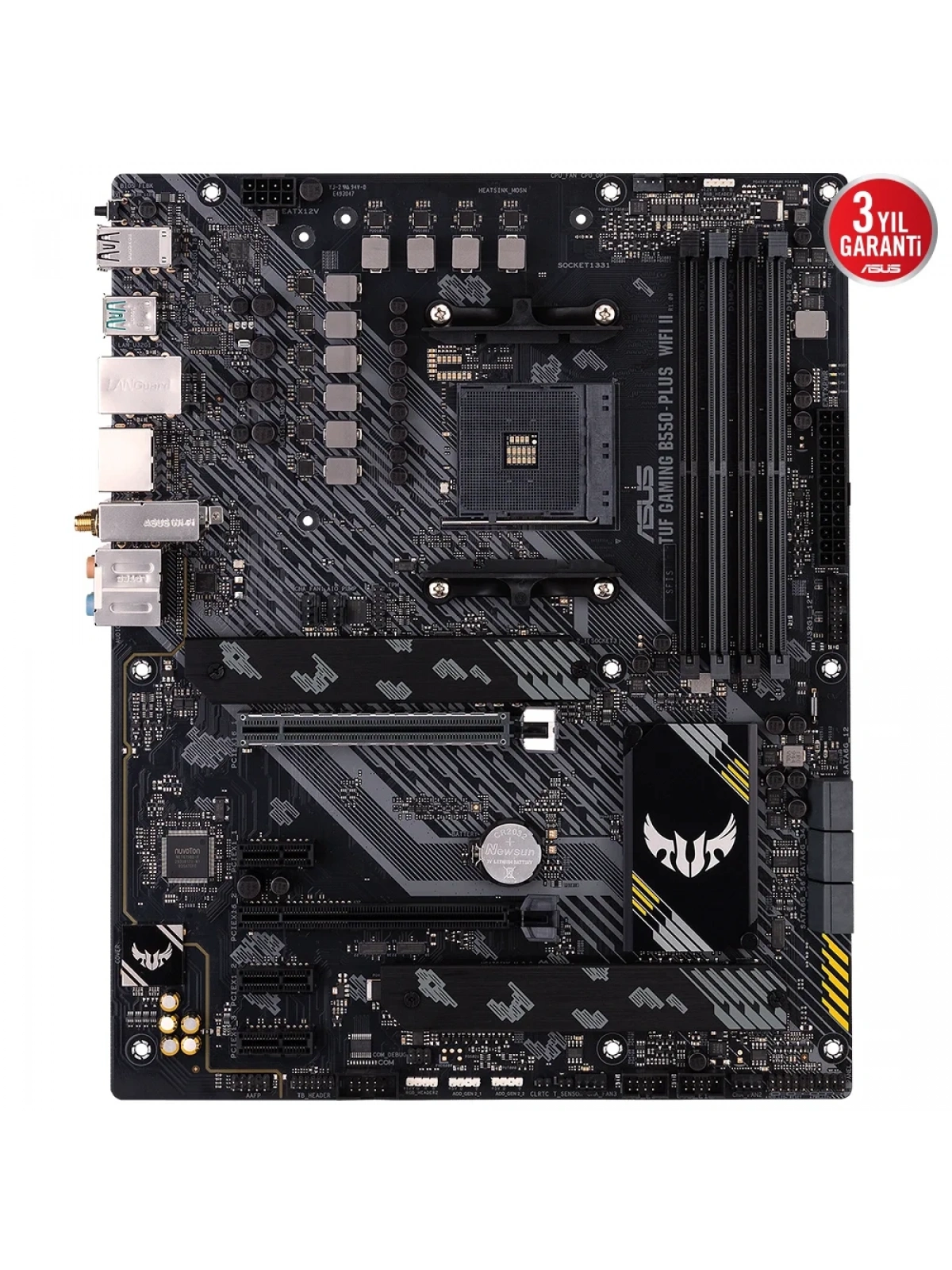 ASUS TUF GAMING B550-PLUS WIFI II 4800Mhz(O.C) DDR4 DP HDMI M.2 AM4