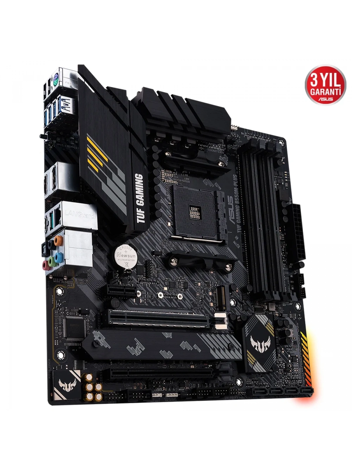 ASUS TUF GAMING B550M-PLUS WI-FI II 4600Mhz(OC) HDMI DP mATX AM4