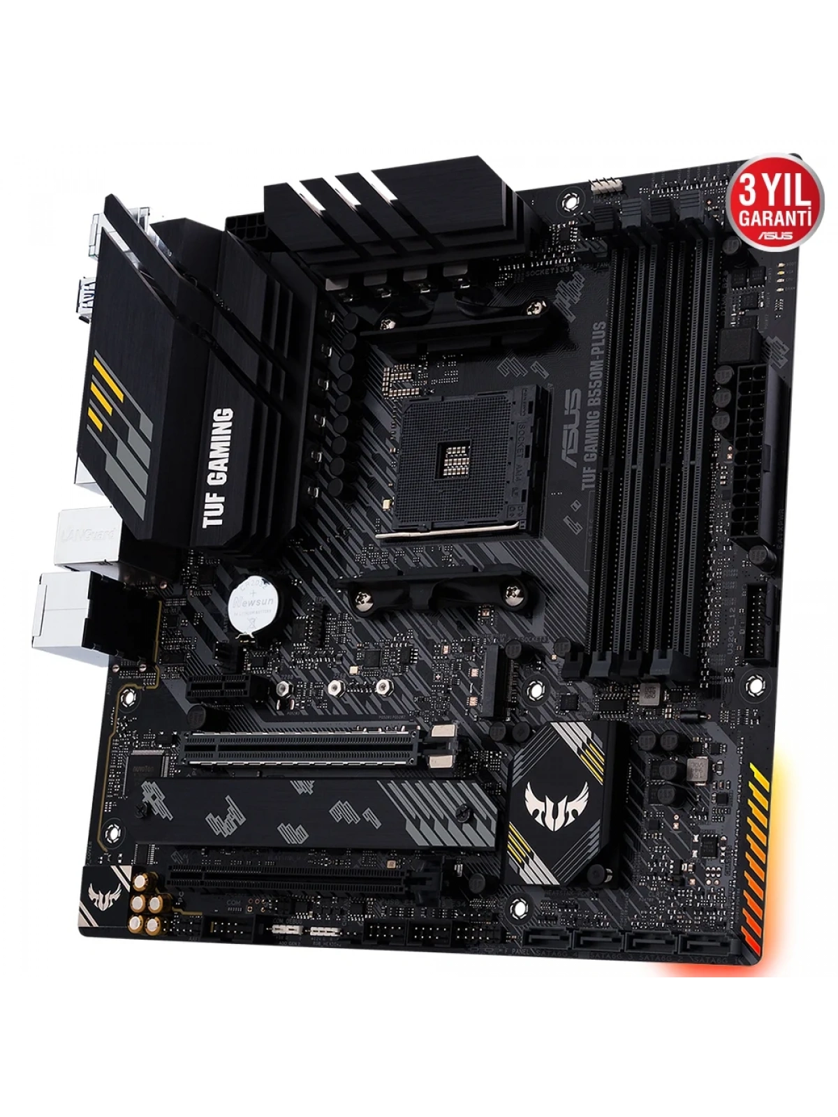 ASUS TUF GAMING B550M-PLUS WI-FI II 4600Mhz(OC) HDMI DP mATX AM4