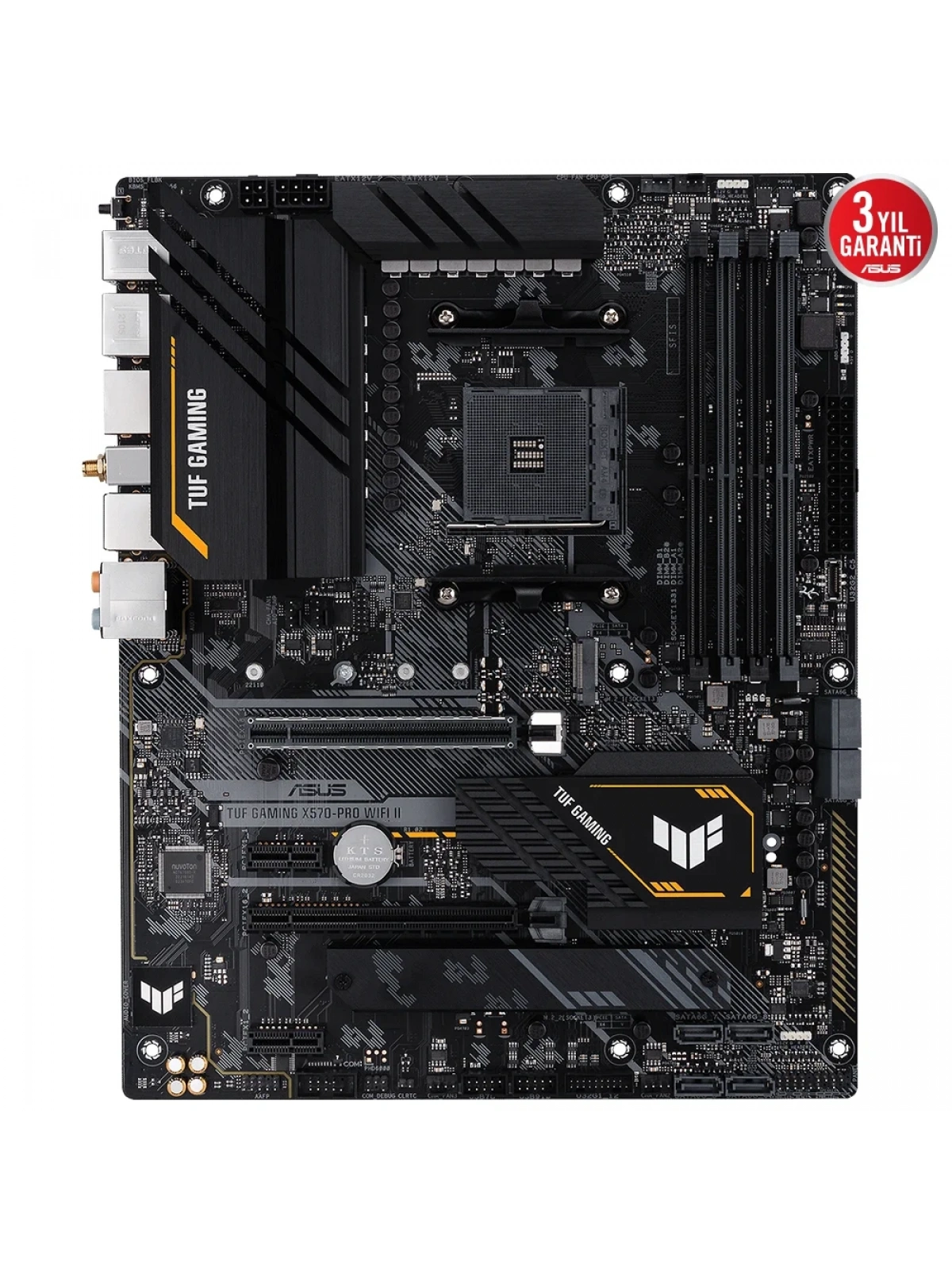 ASUS TUF GAMING X570-PRO WIFI II 5100MHz(O.C) DDR4 HDMI DP M.2 AM4