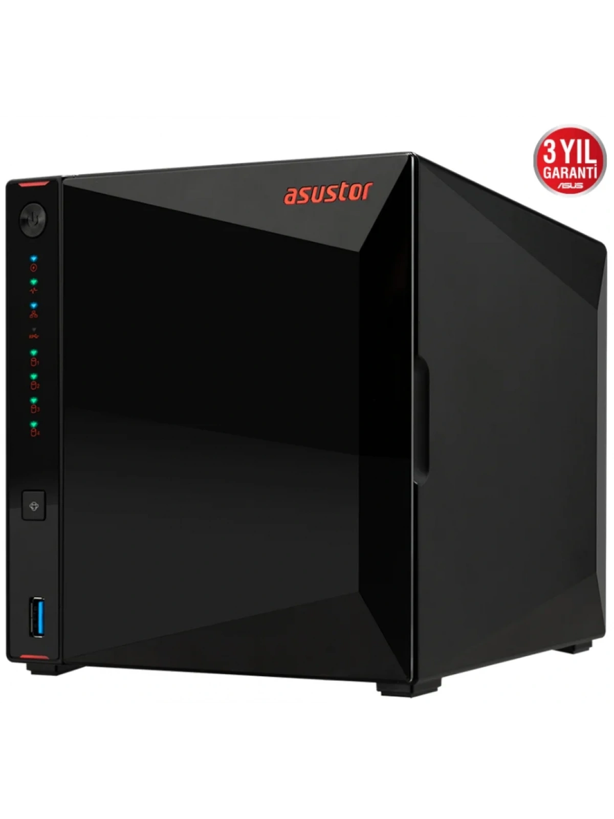 ASUSTOR AS5304T 4 SLOT 4GB DDR4 3.5 NAS DEPOLAMA ÜNİTESİ