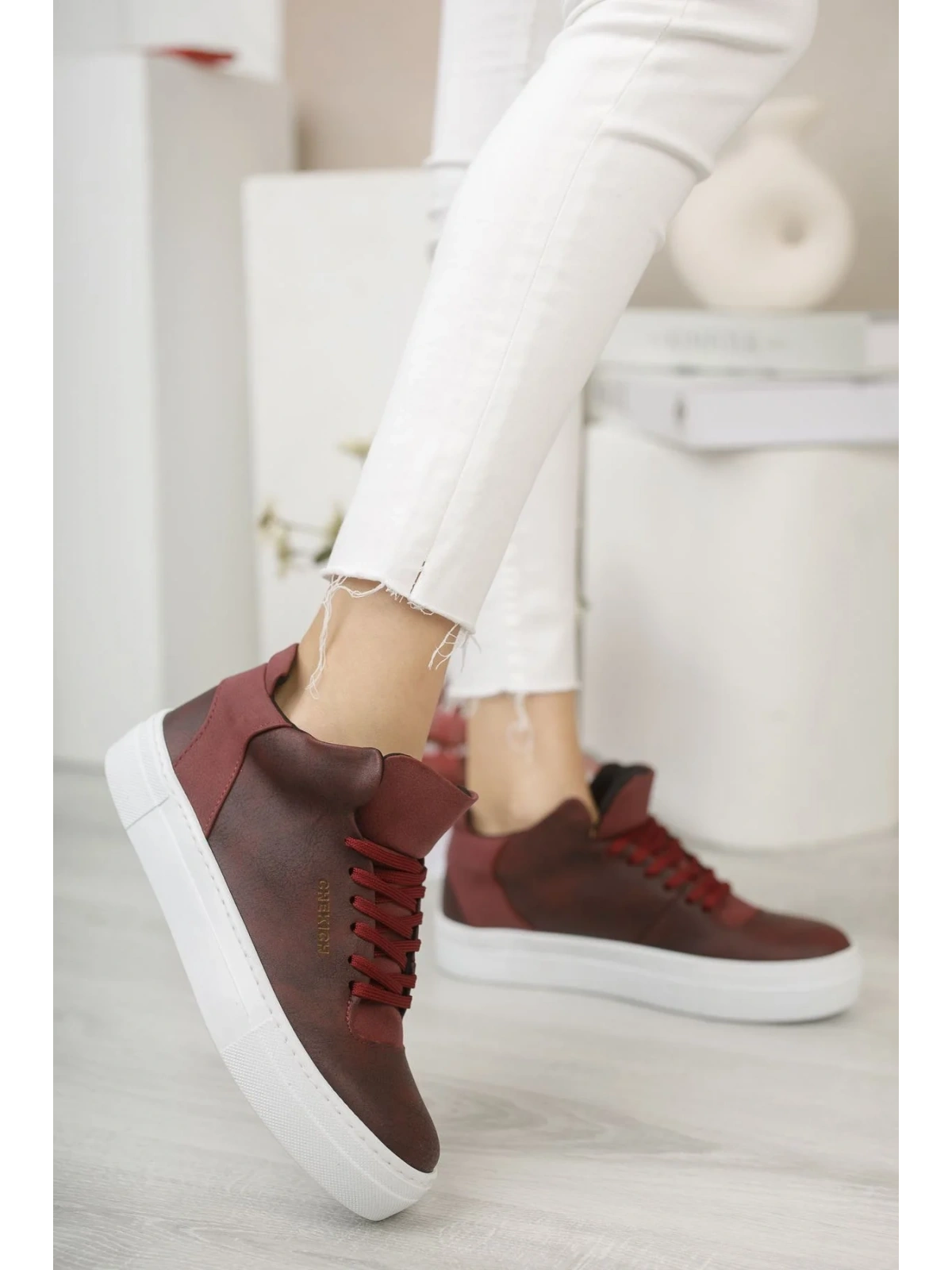 CH004 BT Kadın Ayakkabı BORDO
