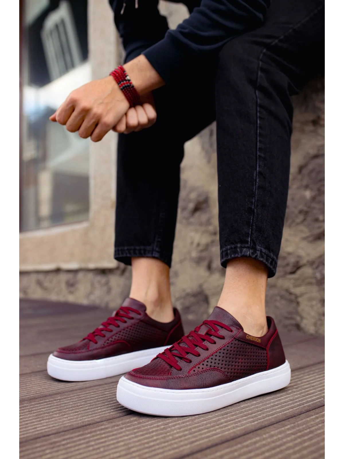 CH015 BT Erkek Ayakkabı BORDO