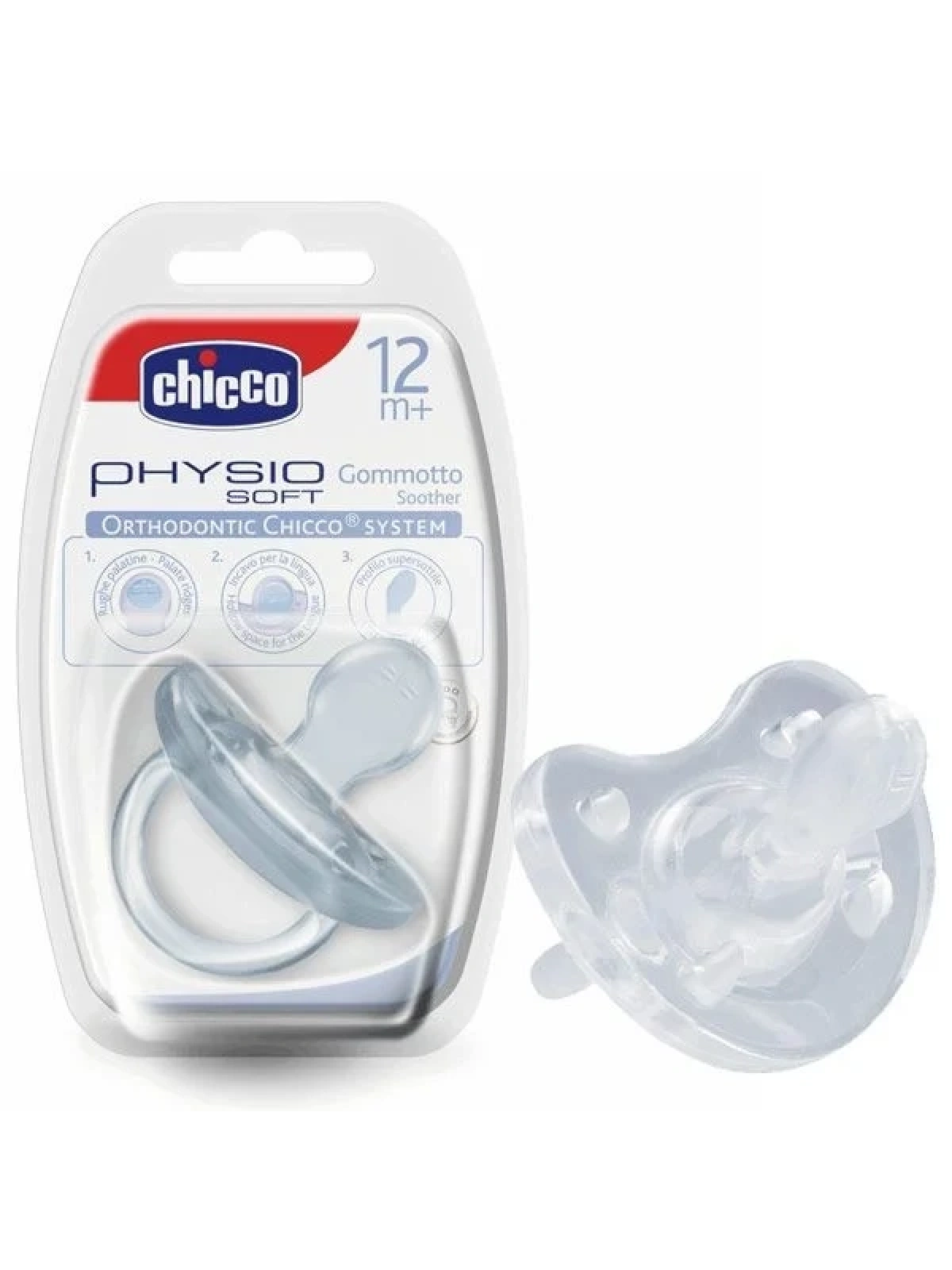 Chicco Physio Soft Komple Silikon Emzik 12+