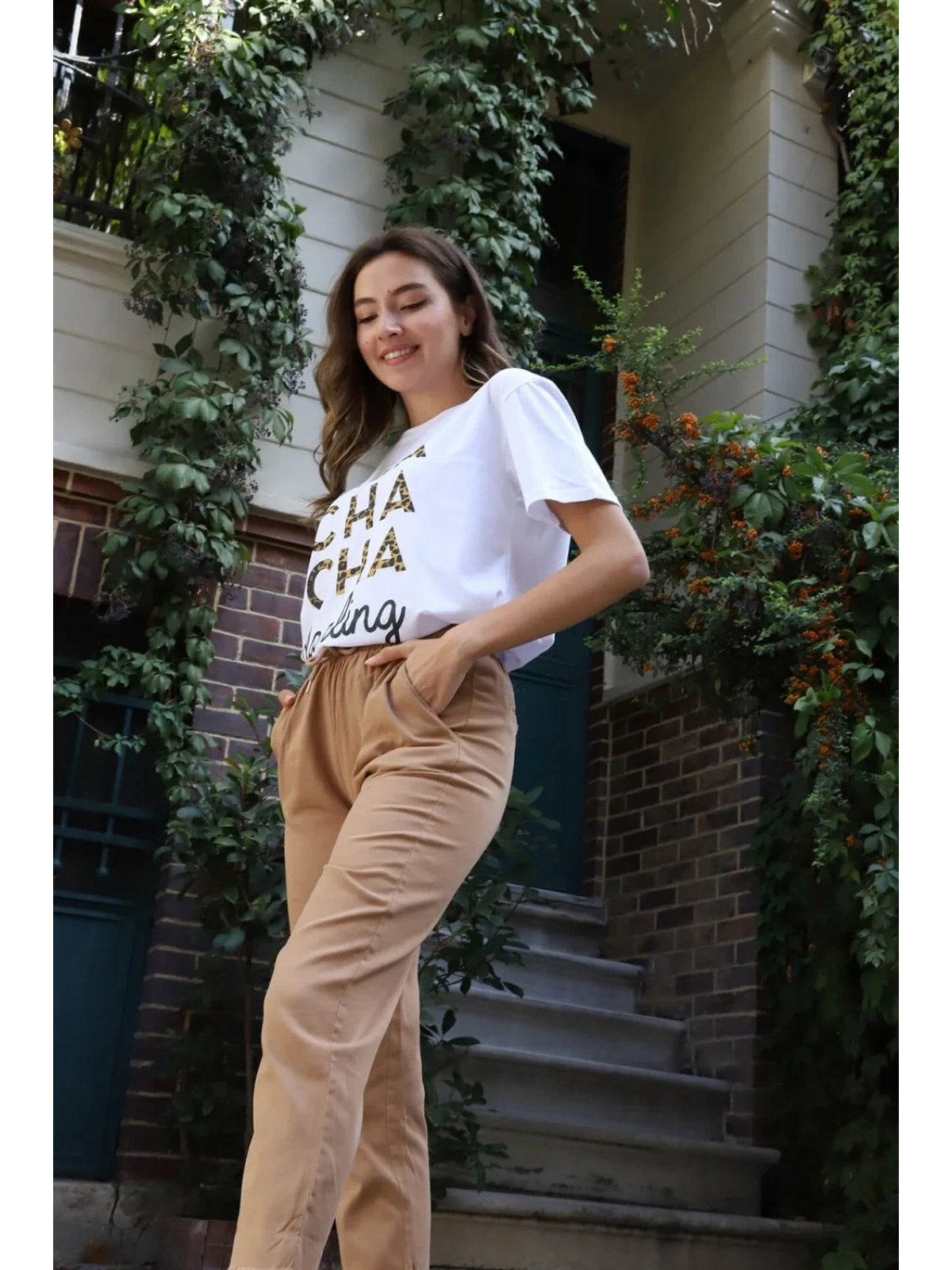 Jogger Pantolon- SÜTLÜ KAHVE