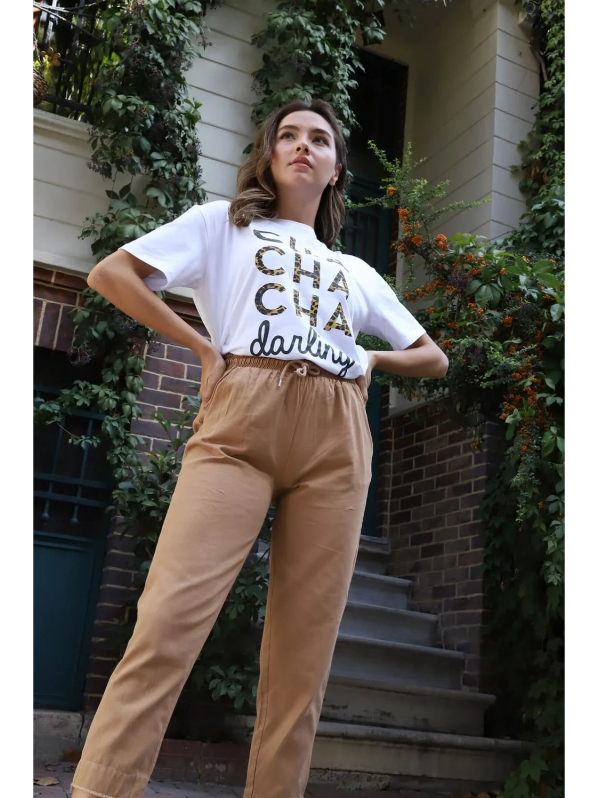 Jogger Pantolon- SÜTLÜ KAHVE