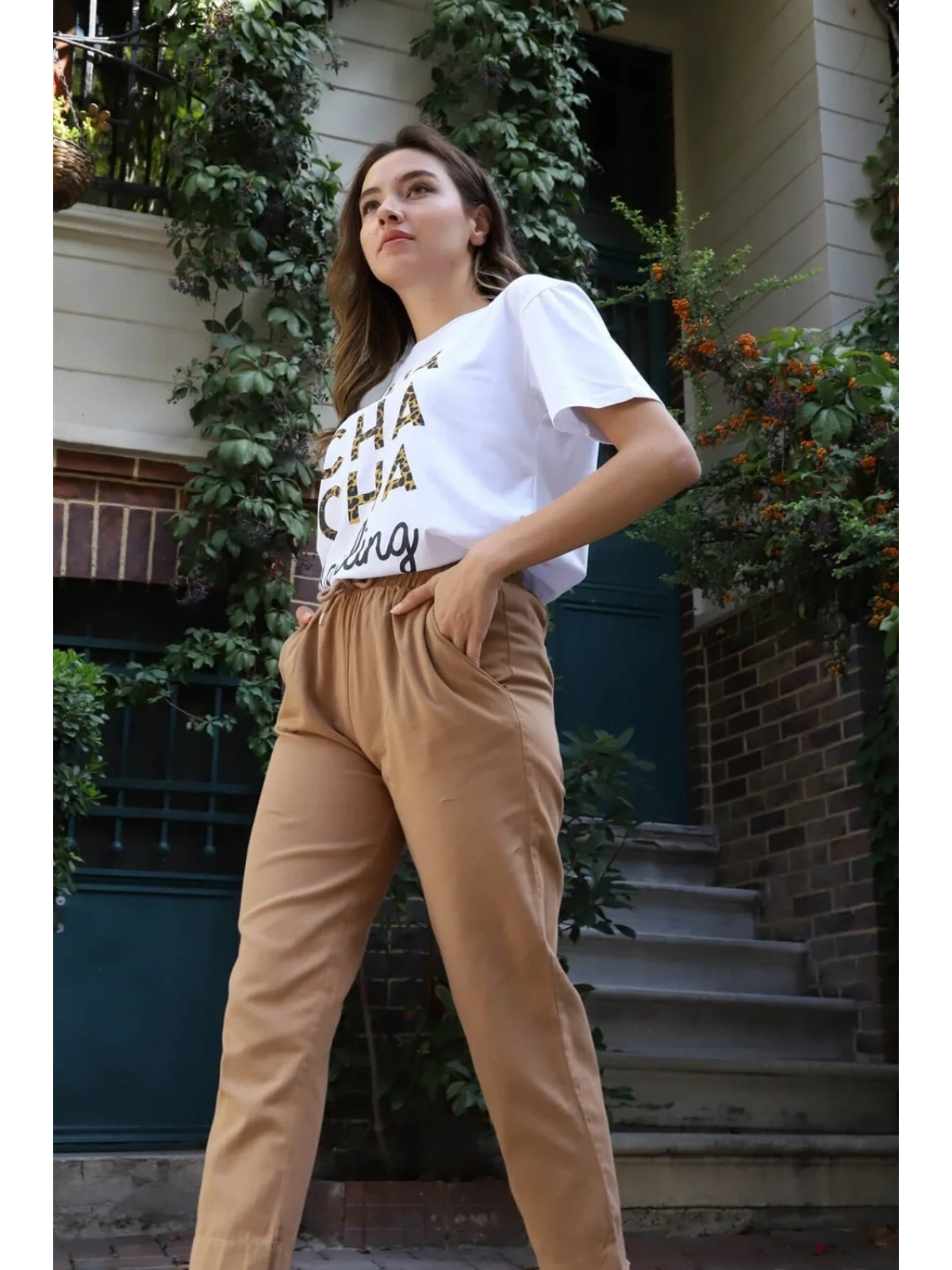 Jogger Pantolon- SÜTLÜ KAHVE