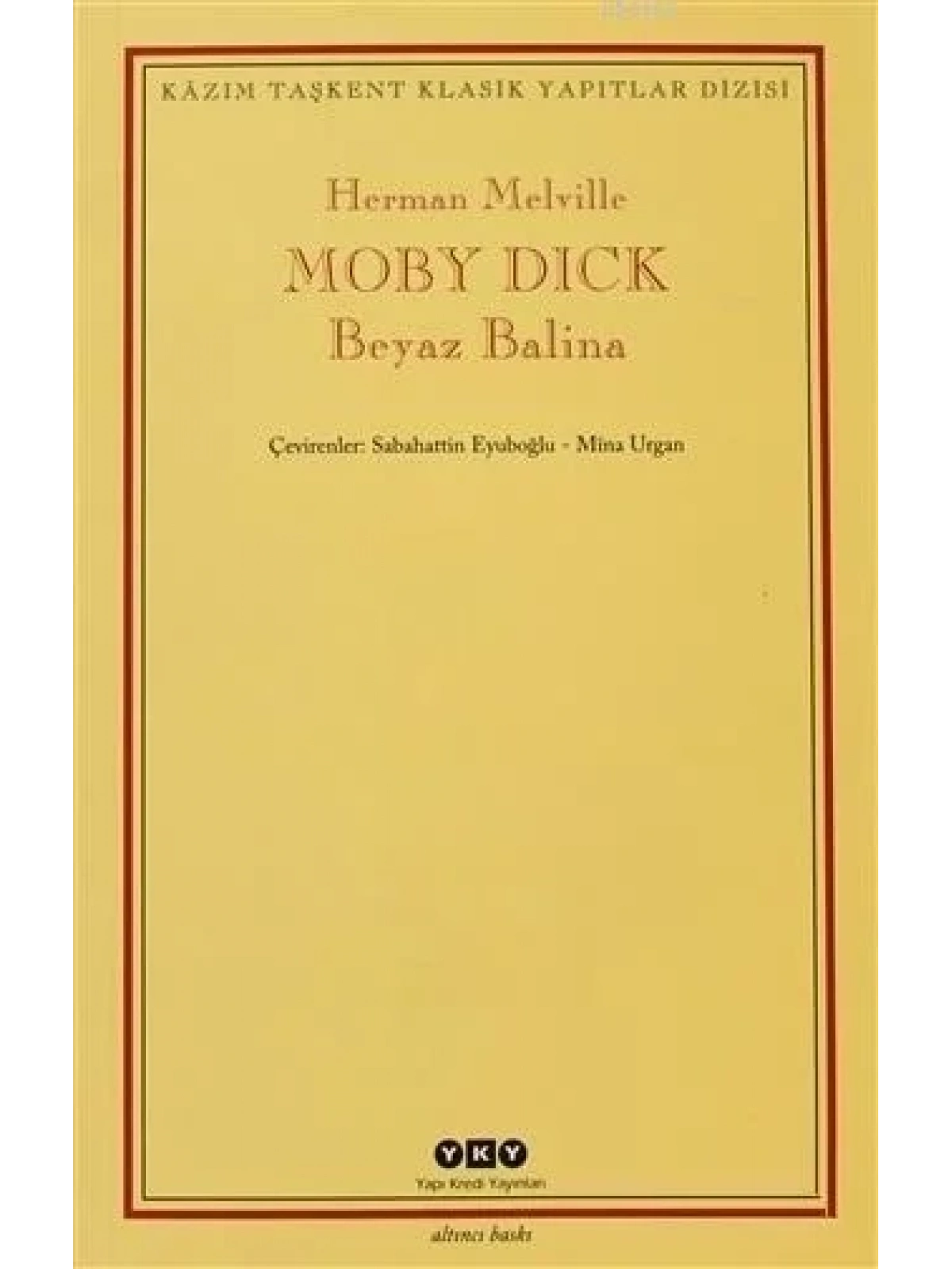 Moby Dick; Beyaz Balina