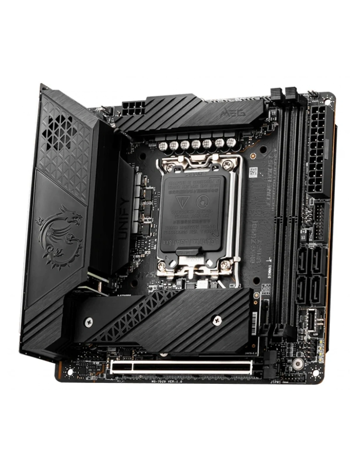 MSI MEG Z690I UNIFY DDR4 5600(OC)Mhz MINI ITX 1700p
