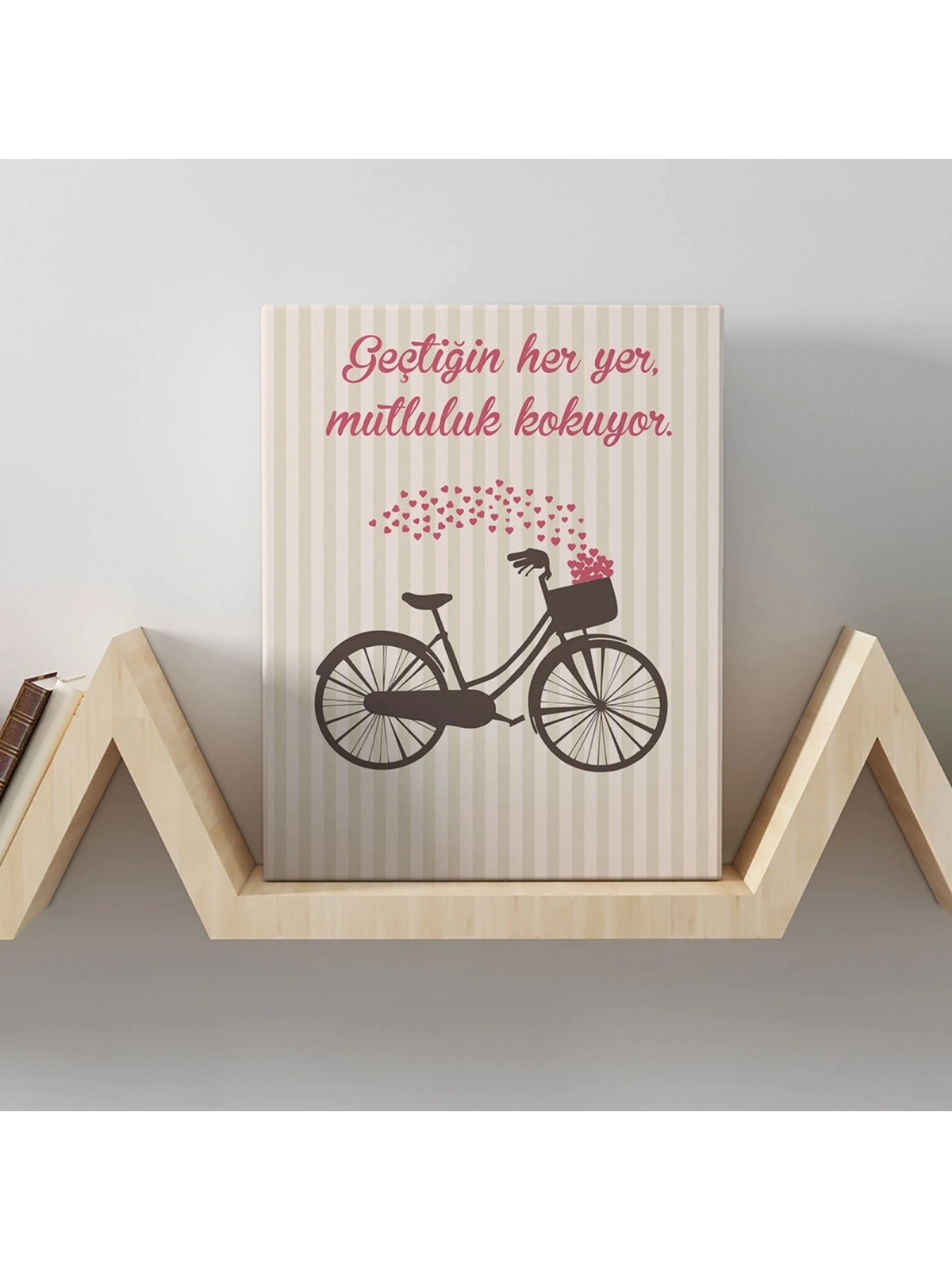 Romantik Tasarımlı Mini Kanvas Tablo - No25