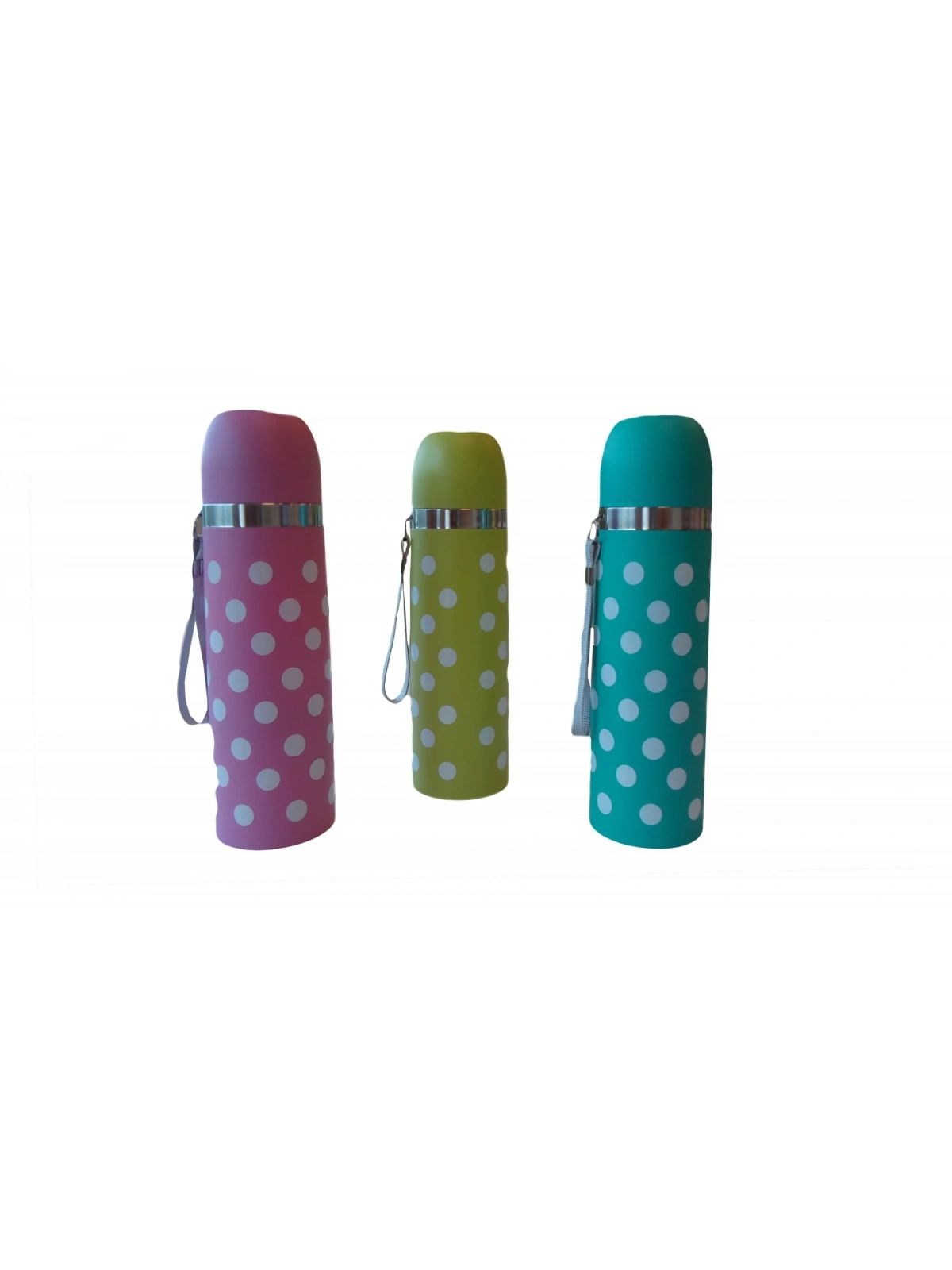 Sema Baby Puantiyeli Bebek Termosu 500 ml - Pembe