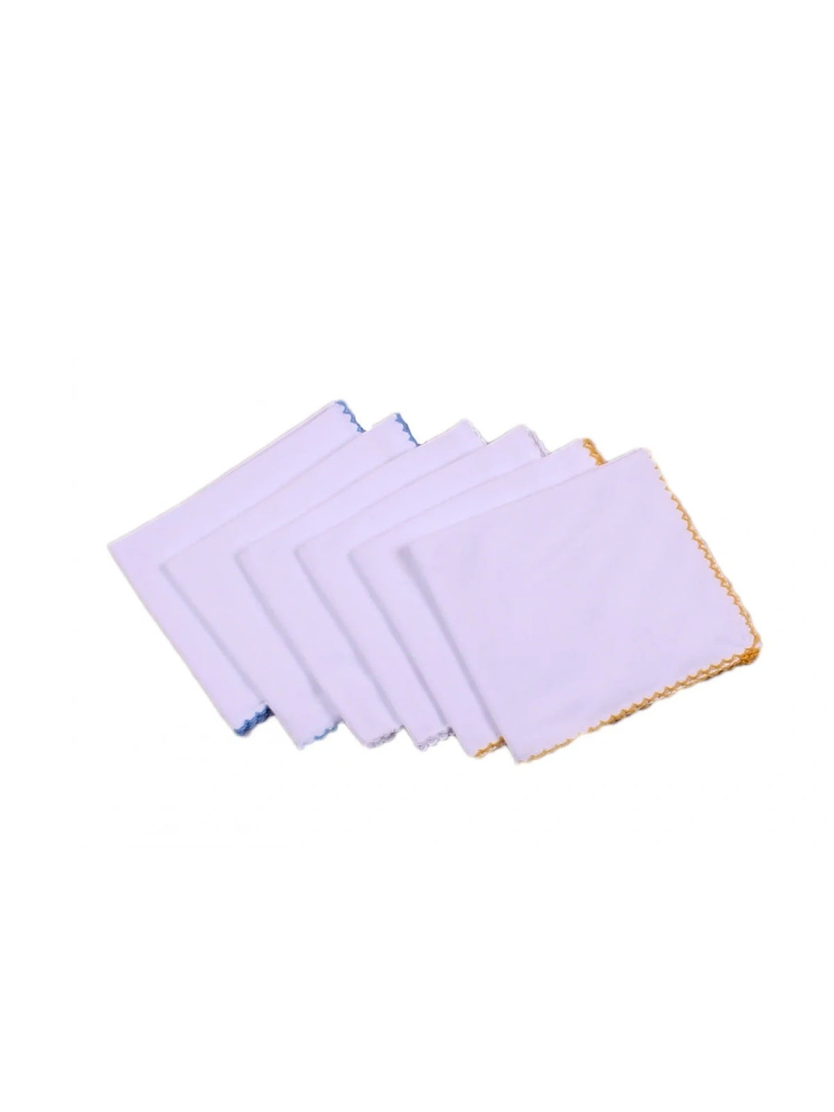 Sema Bebe Penye Bebek Mendil Çiftkat 6lı Paket - RENKLİ