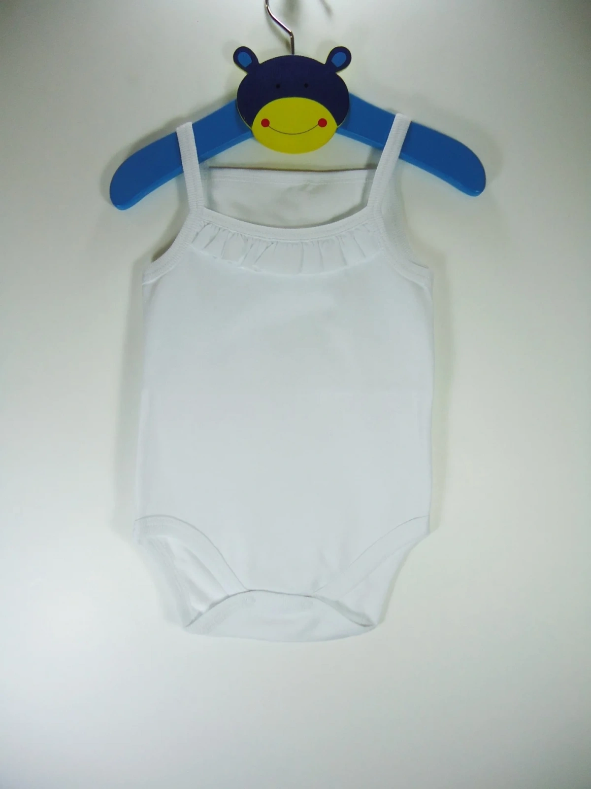 Sema Bebe Penye ip Askılı Badi (Body) - Beyaz 3-6 Ay