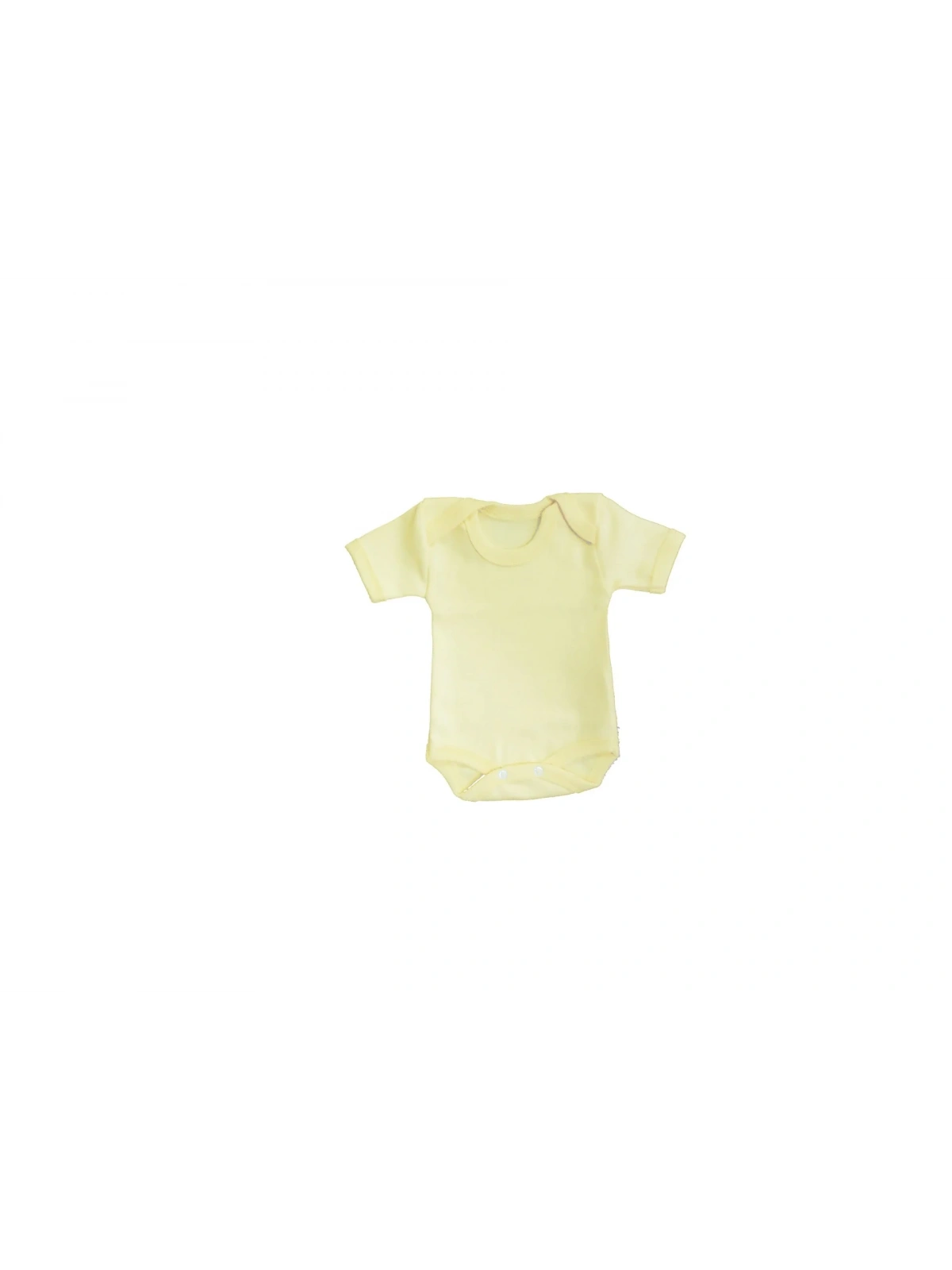 Sema Bebe Yarım Kol Badi (Body) 0-3 Ay - Sarı