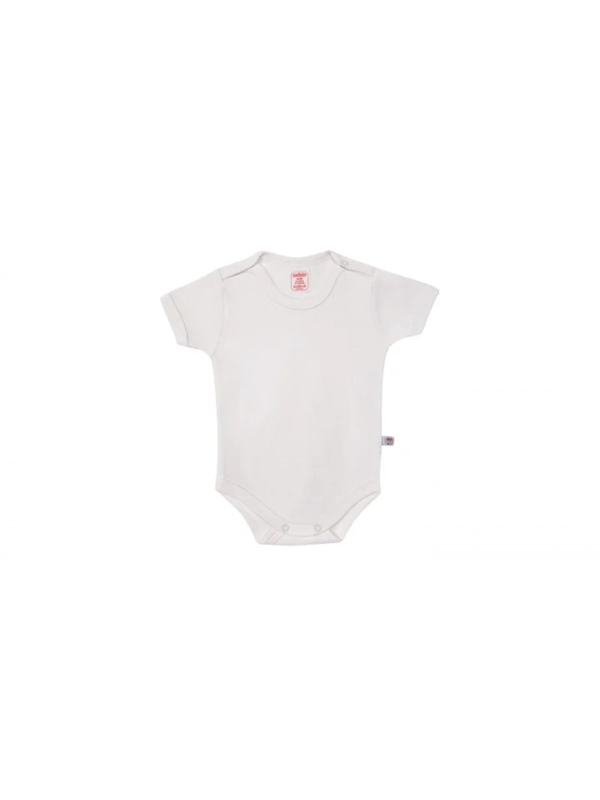 Sevi Bebe Şardonlu Yarım Kollu Body - Krem 6 Ay