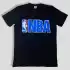 NBA Baskılı Çocuk T-Shirt Siyah