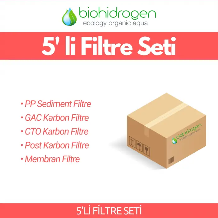 Biohidrogen İlk Yıl Filtre Seti - 5li Set