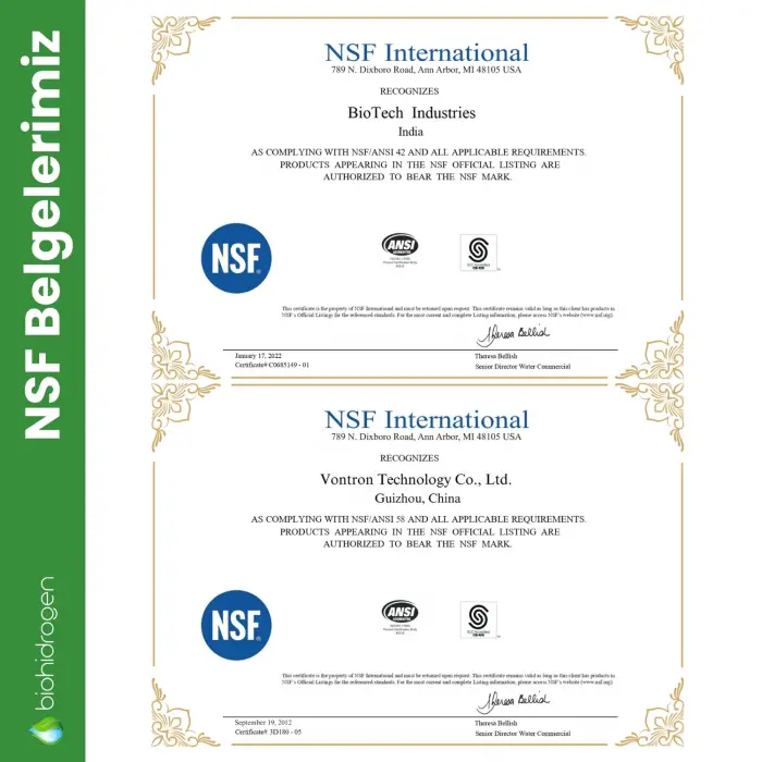 Biohidrogen Natural pH 8.5 Alkali Zengin Mineralli Canlı Su Üreten Su Sebili