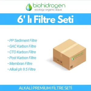Alkali Premium Filtre Seti - 6lı Set