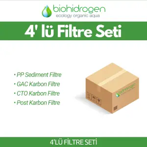 Biohidrogen İlk Yıl Filtre Seti - 4lü Set