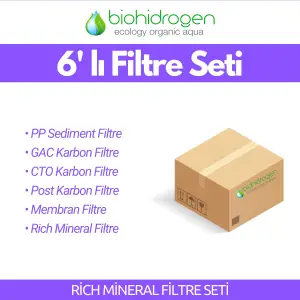 Rich Mineral Filtre Seti - 6lı Set