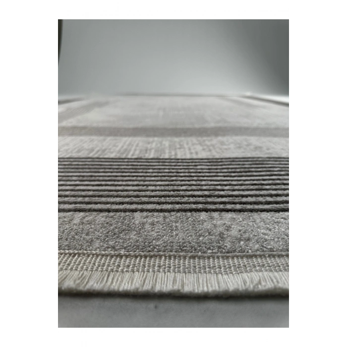 Merinos Vista Gri %100 Akrilik Halı Yumuşak Dokulu Modern Salon Oturma Odası Halısı
