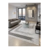Merinos Vista Gri %100 Akrilik Halı Yumuşak Dokulu Modern Salon Oturma Odası Halısı