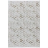 Merinos Vista Krem %100 Akrilik Yumuşak Dokulu Salon Oturma Odası Halısı Altın Renk Desenli