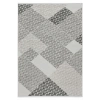 Merinos Vista Beyaz Gri Renk %100 Akrilik Geometrik Desen Yumuşak Dokulu Salon Oturma Odası Halısı 76595-95